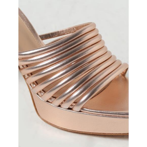 Gianvito Rossi Lena Mule 85 Metallic Nappa Leather sz. 37.5 EU - Picture 3 of 10